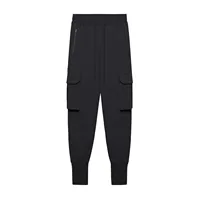 Sportswear Bottoms Male Solid Color Trousers With Multi Pocket sweatpsnts Slim Fit Drawstring Joggers Casual Daily Wear Clothes - Image 3