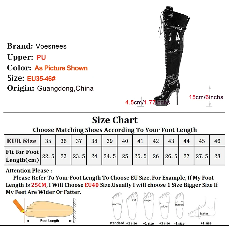Gothic Metal Buckle Sexy Thigh Boots For Women Fashion Platform Motorcycle Boots 15CM Stiletto Heels Overknee Pole Dance Shoes