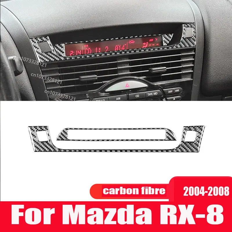 

Для Mazda RX-8 2004-2008 модификация интерьера из углеродного волокна центральное управление ЖК декоративная наклейка автомобильные аксессуары интерьер