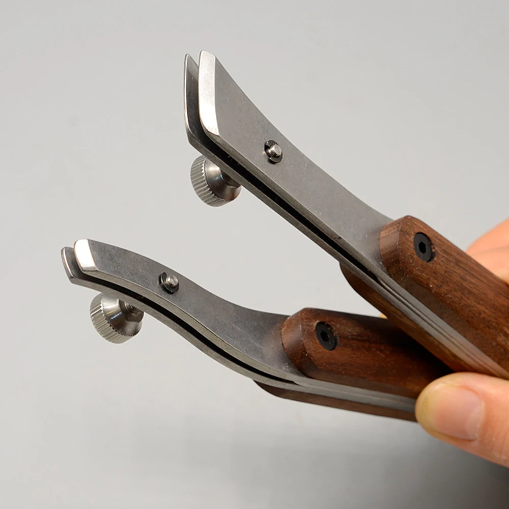 1PCS Nattools Edge Holder Groove Holder Integrated Keel Edge Groove Wooden Handle Leather