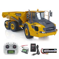 LESU 1/16 Metal Aoue-At60H 6*6 RC Hydraulic Articulated Truck RTR Radio Control Finished Model Lights Toys Boys Gifts Thzh1213 1