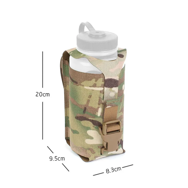 Tactical SS 32oz Water Bottle Pouch Lightweight Molle Kettle