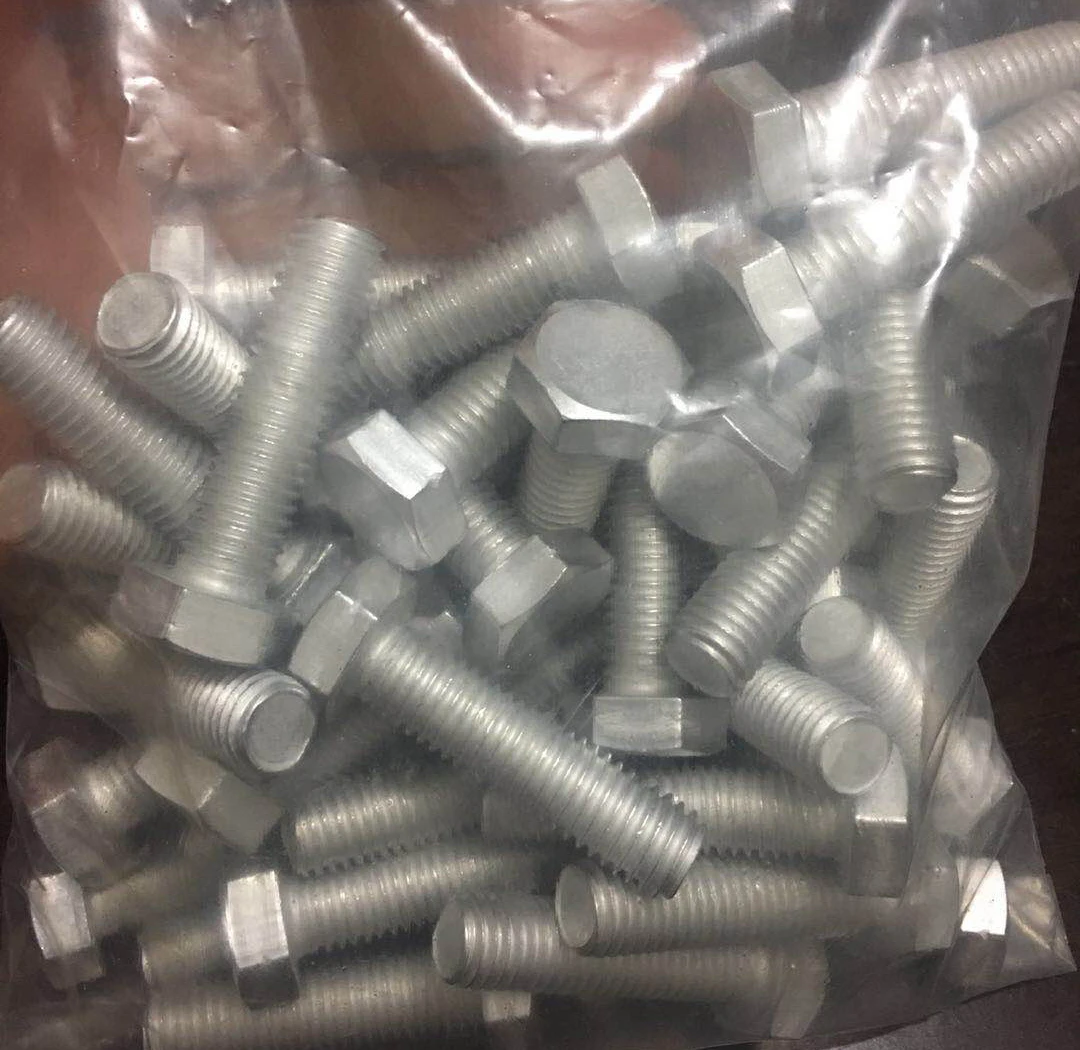 【Exclusive】 5-100Pcs/Lot Aluminium Alloy M5M6M8M10M12M16 Hexagon Bolt Din933 Mountain Bike Antirust Hexagonal Screw.