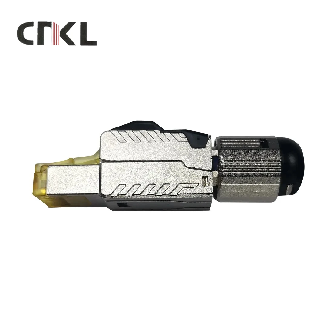 

5 шт. разъем CAT8/7/6A/6 RJ45 безинструментальный инструмент многоразовые клеммные штекеры экранированный модульный разъем Ethernet