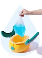 Baby Toilet Portable Travel Baby Potty Foldable Kids Potty Training Seat Easy to Clean With Storage Bag and 20 Garbage Bags 2