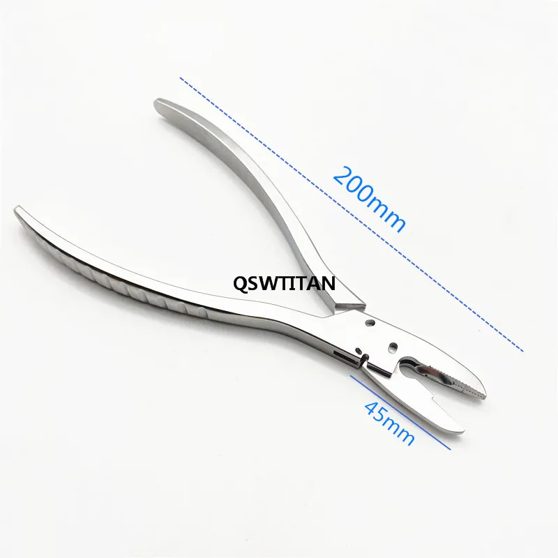 Veterinary Surgical Instruments Orthopedic Instruments Orthodontic Tools Set Orthopedic Wire Cutter Bending Forceps for Multifunctional Kirschner Wire Bone Scissors Veterinary Orthopedic Bending Pliers