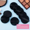 Wholesale Black Velet Powder Puffs with Box Makeup Sponges Wet Dry Use Setting Powder Pad Blush BB Cream Foundation Makeup Puff 3