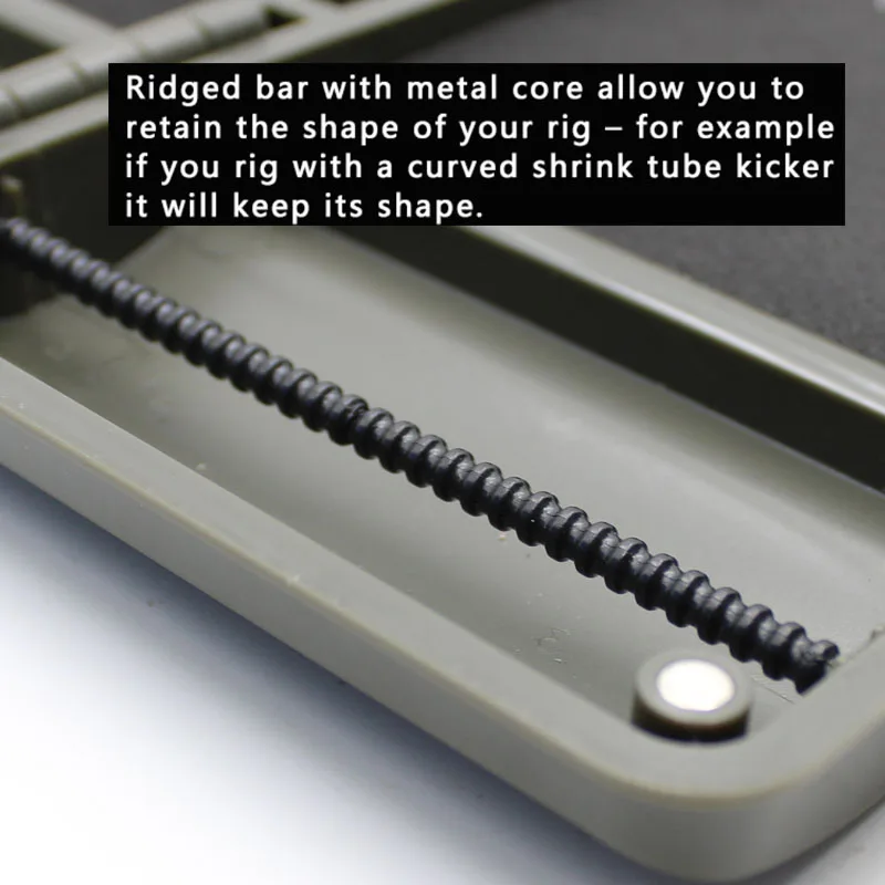 1PC 잉어 낚시 터미널 태클 박스 (릴 스톱 핀 포함) 헤어 리그 보드 잉어 낚시 컴팩트 리그 박스 롱 리그 박스 지갑 리그