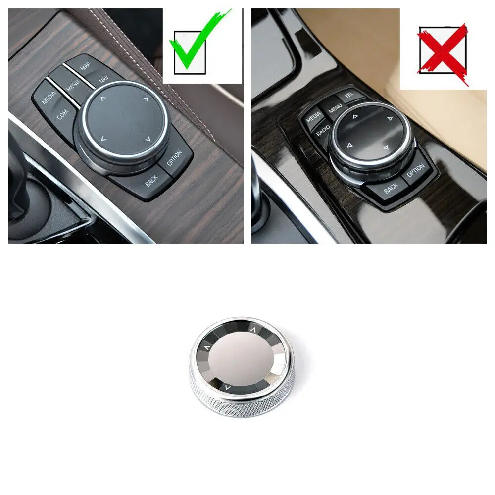 

WXZOS EVO IDrive Multi-Media Knob Rock Crystal Cover for BMW 5/6 Series M5/6 2017-2022