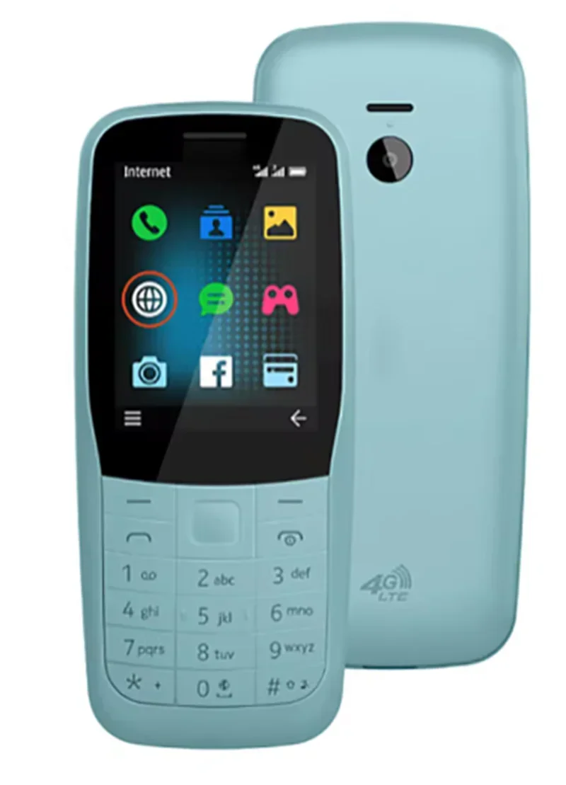 Original 220 4G Dual SIM Mobile Cell Phone 2.4" FM Bluetooth Hebrew Arabic Keyboard long standby Unlocked used phone 2
