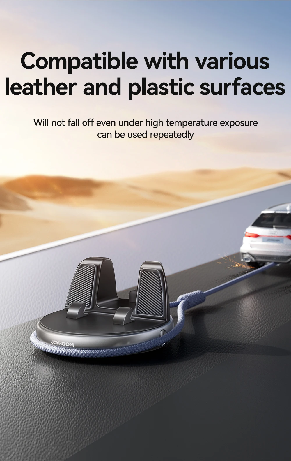 Joyroom Car Phone Holder One-Handed Operation Car Navigation Holder 360° Rotatio