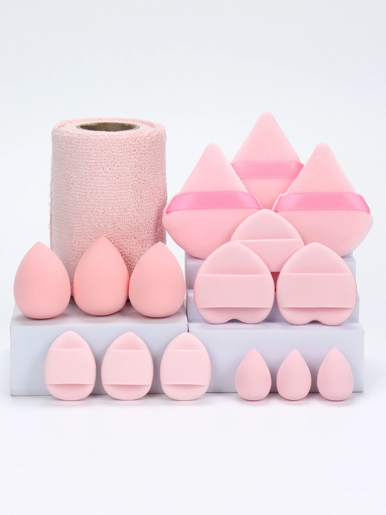 16-Piece Roll Makeup Remover Pad Set, Mul-Functional Makeup Tool, Can Be Hand-Tearable, Easy to Carry, Reusable Makeup Remover 4