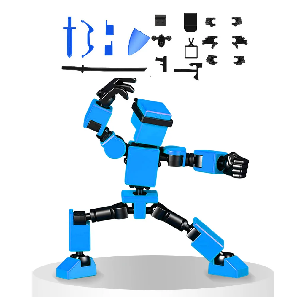 13 Multi-Jointed Action Figures Assembly Completed Mini Action Figures s Action Figure Dummy Desk Decoration Gifts for Him 2