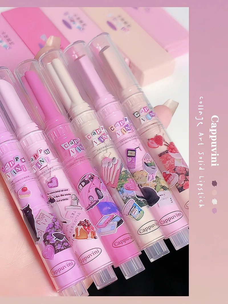 Description Picture 4 of itemMirror Glass Solid Lip Glaze Flowers Water Light Heart Shape Lipstick Clear Oil Jelly Lip Gloss Korean Tint Makeup Girl Cosmetic