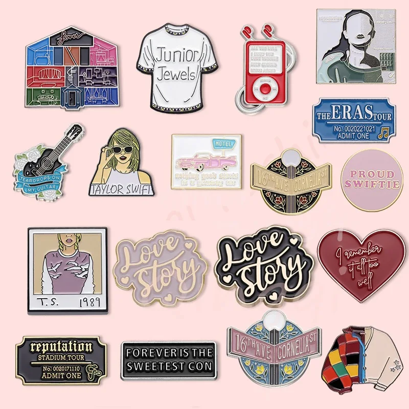 taylor swift album enamel pins bundle