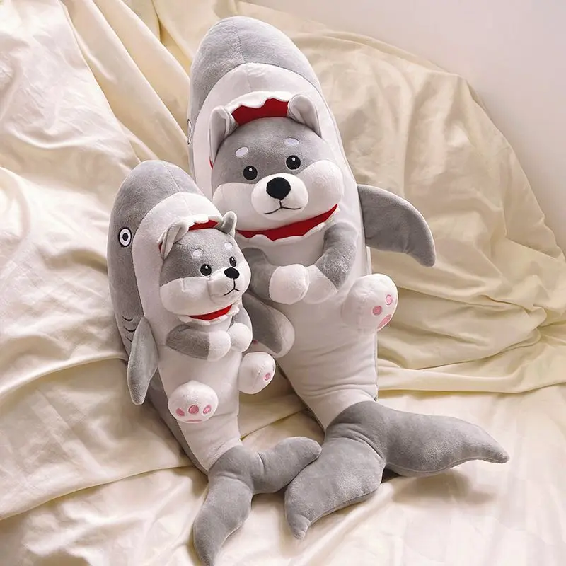 

Creative Chinese Popular Shark Dog Pillow Soft for Home Popular Trend Throw Pillow Birthday Gift for Friends and Lover