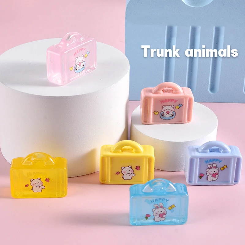

Miniature Toys Microlandscape Decoration Suitcase Resin Fairy Garden Doll House DIY Accessories