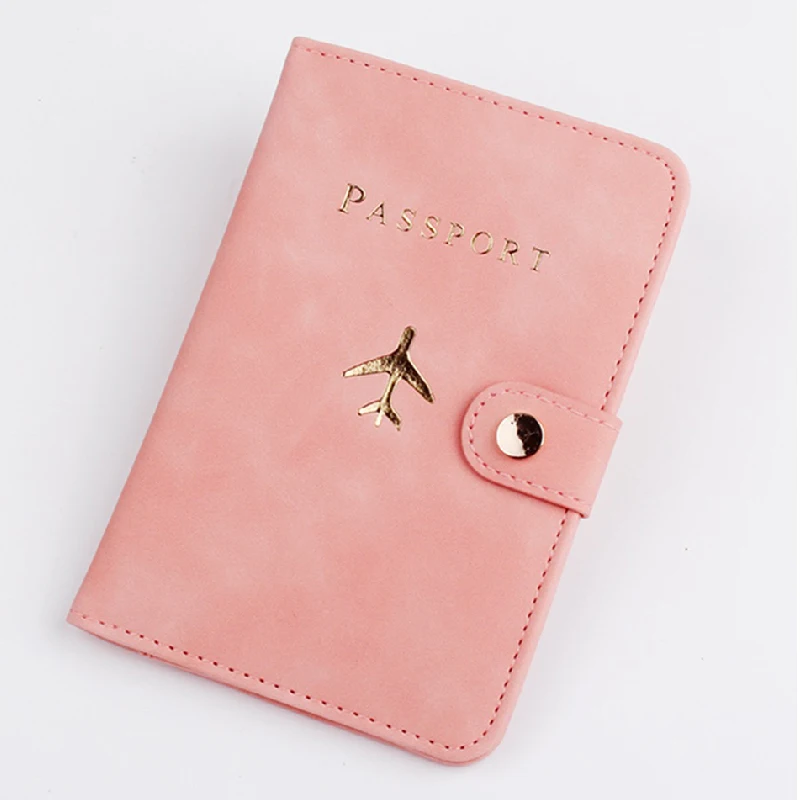 

2023 New Fashion Letter Print Passport Cover Women Men Travel Wedding Document Credit Card Passport Holder Case Wallet Bags