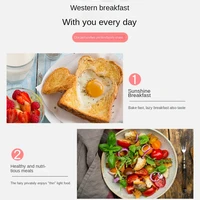 Electric Toaster Machine Mini 2 Slice Slot Stainless Steel Restaurant Appliance Sandwich Burger Bun Bread Breakfast Toaster 2