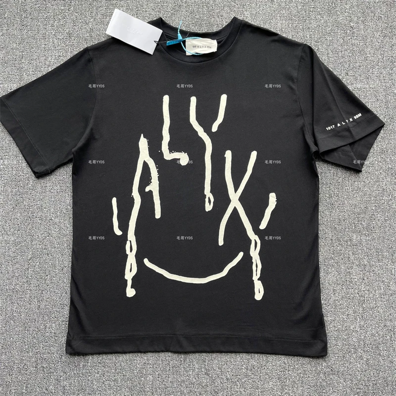 

New Brand 2023 Men ALYX 1017 9SM With Tag T Shirts T-Shirt Hip Hop Skateboard Street Cotton T-Shirts Tee Top US size #217