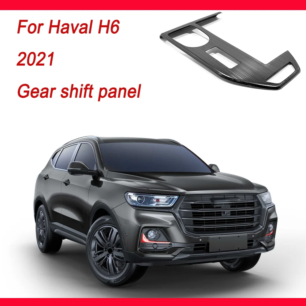 

Car Accessories For Haval H6 2023 2022 2021 2020 Styling Stainless Steel Carbon Fiber Gear Shift Panel Scuff Plate Protector
