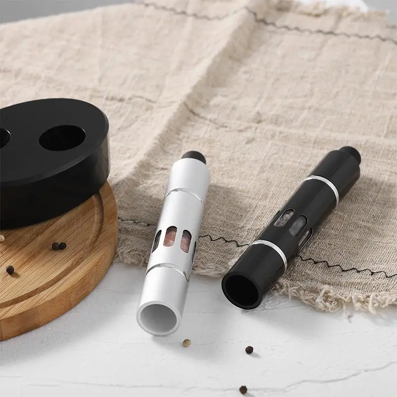 Salt And Pepper Grinder Pepper Grinder Manual Aluminum Alloy Pepper Grinder