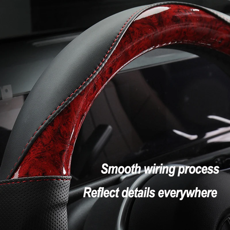 Coprivolante Per Auto In Fibra Di Carbonio, Accessorio Per Auto Sicuro E Antiscivolo Copertura Universale Da 38 Centimetri Nero 98575771