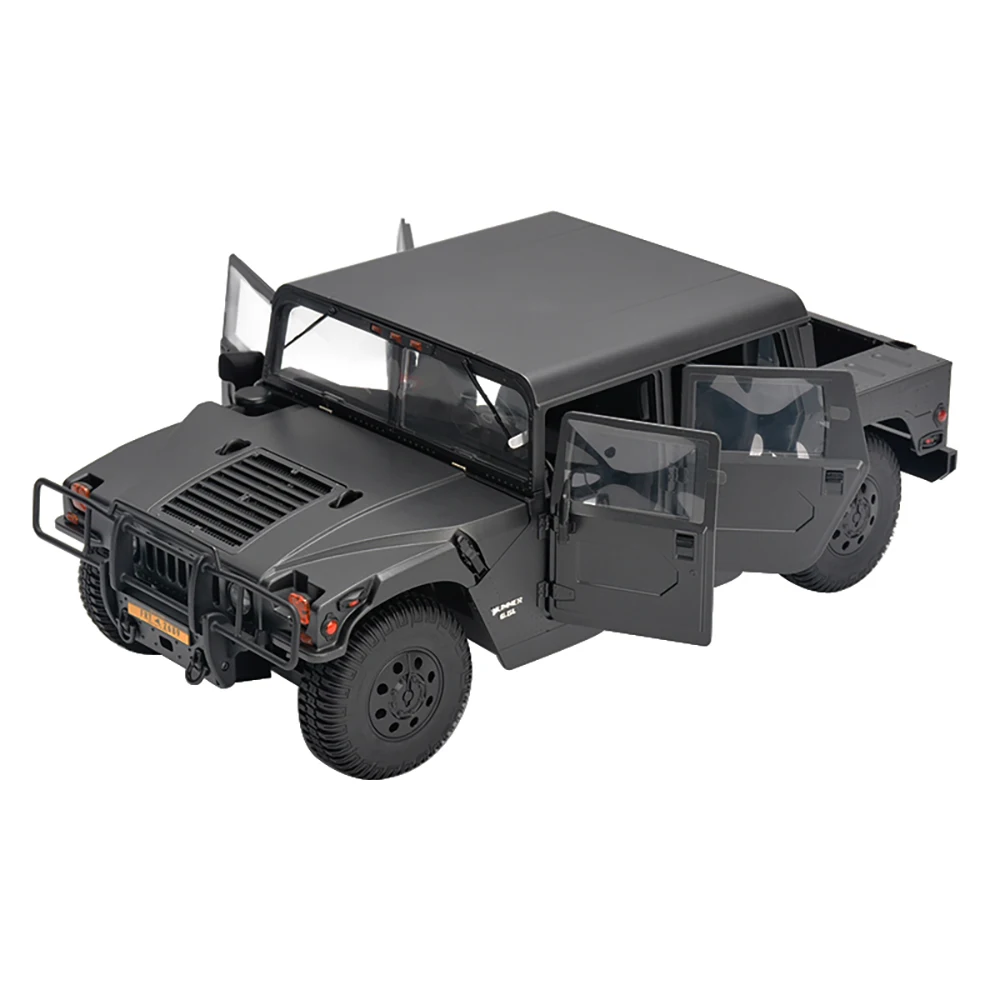 RC카 1/12 HUMMER H1 클라이머 원격 제어 전기 하드코어 더트 바이크 차동 잠금 도어 및 브리지 듀얼 스피드 성인 선물