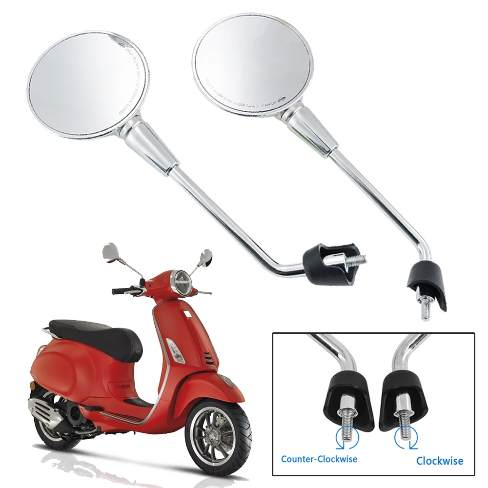 Rearview Side Mirrors For Vespa Primavera 4T3V NOABS 50 125 150 E2 E4