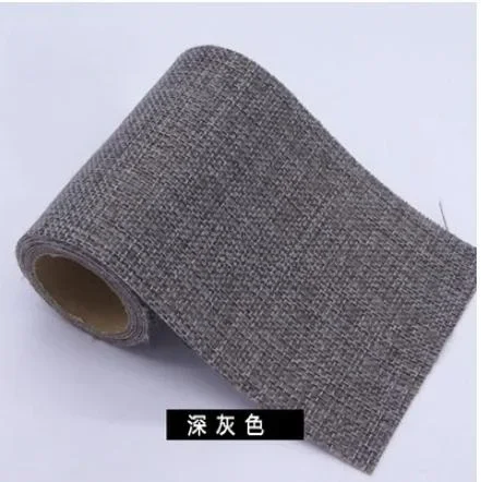 

Льняные обои Grasscloth, съемная рельефная настенная наклейка, самоклеящаяся комнатная Настенная Декорация