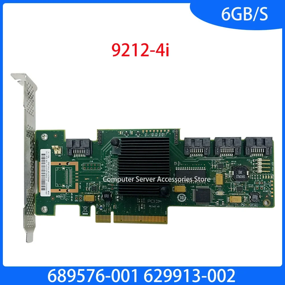 689576-001 629913-002 Per Server Smart Array 9212-4I Sas Sata 6 Gb/S Scheda Di Espansione Della Scheda Controller Raid Pcie A 4 Porte