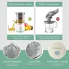 Portable Electric Juicer Orange Juice Squeezer Citrus Lemon Fruit Blender Machines USB Charging Automatic Fresh Squeezing Mixer 5