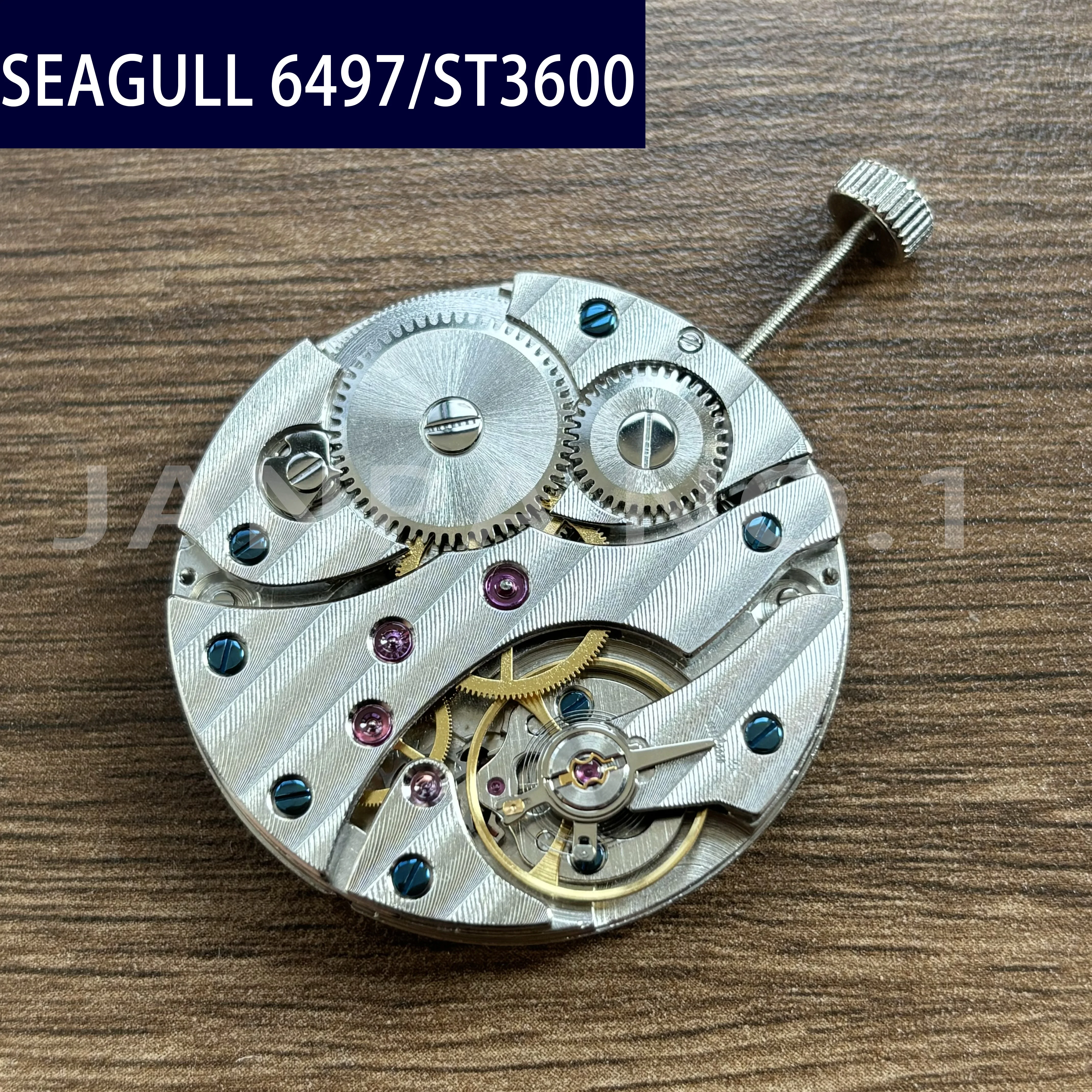 Nuovo Genuino Gabbiano St3600 Movimento Meccanico St36 China Watch Men Eta 6497 Hand Wind 17 Jewels Watch Case Fit Repair Part