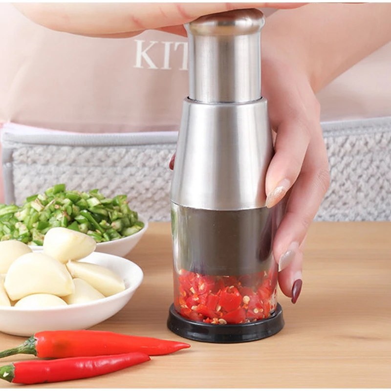 Buy Wholesale China Mini Garlic Grinder Onion Chopper Manual Food Processor  Speed Vegetable Cutter & Mini Garlic Grinder Onion Chopper at USD 1.1