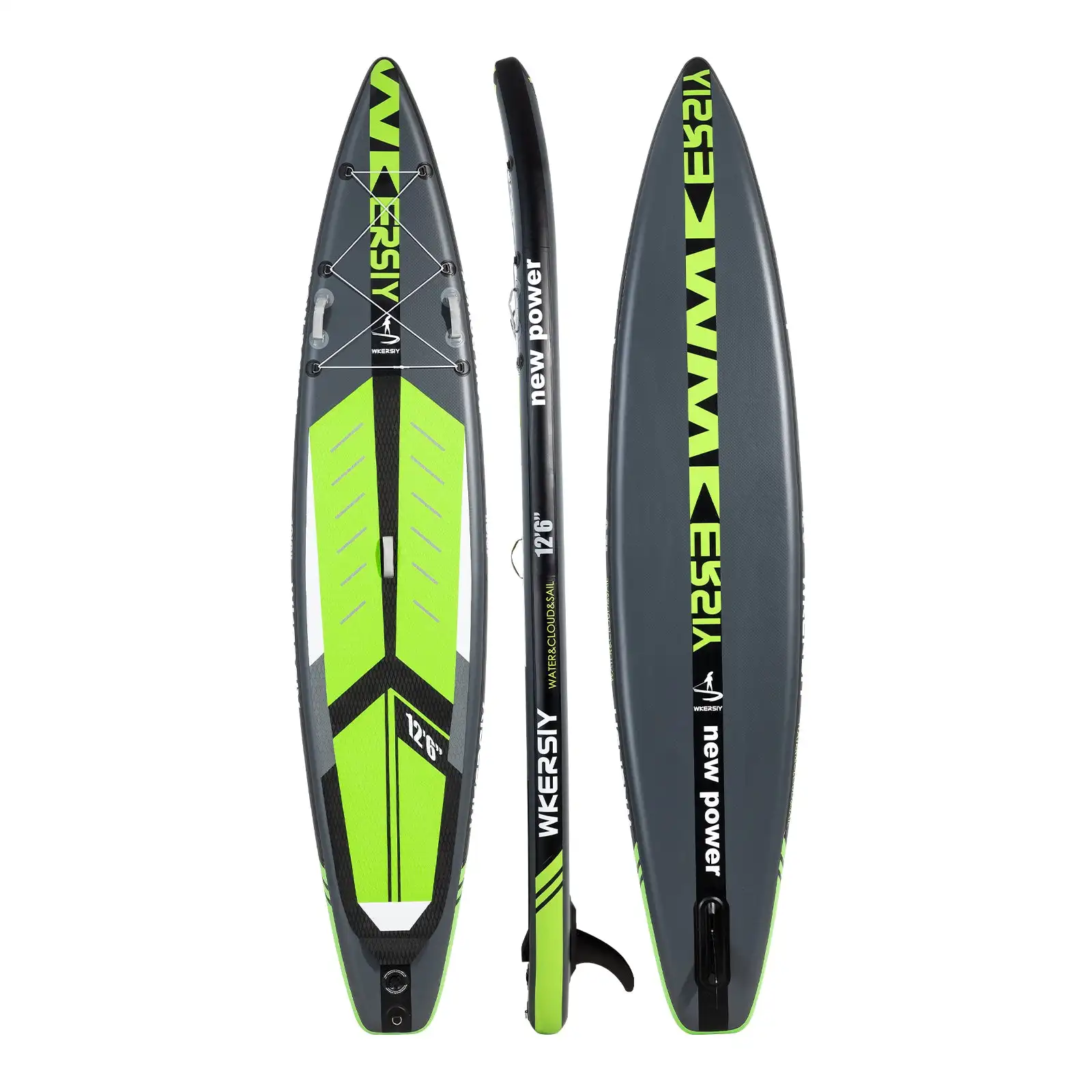 WKERSIY 12'6" Inflatable Paddle Board 4