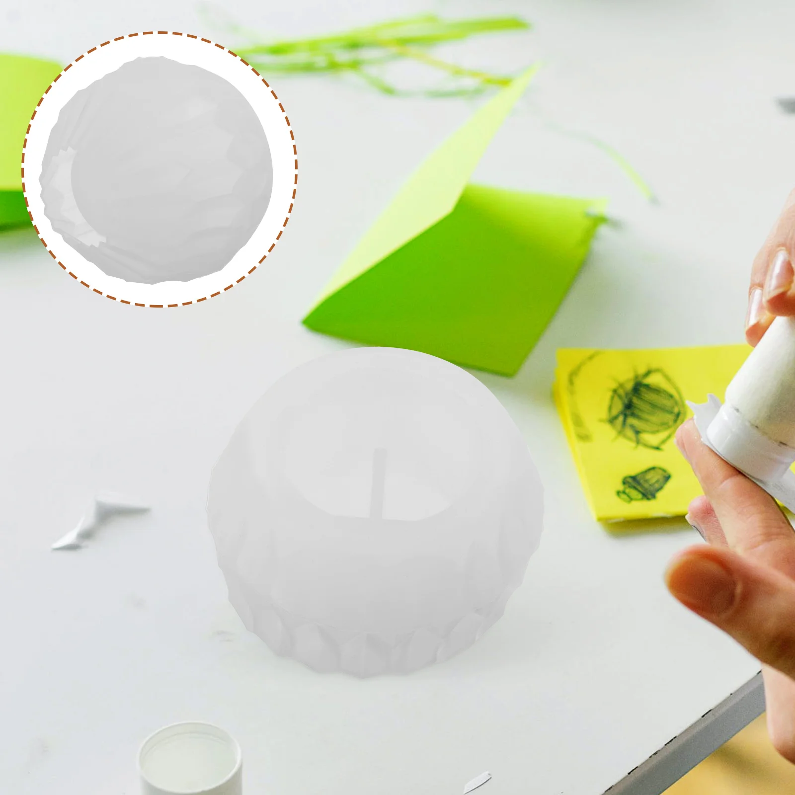 

Bowl Silicone Mold Resin Molds for Holder Epoxy Flexible Candlestick Candlesticks DIY Holders