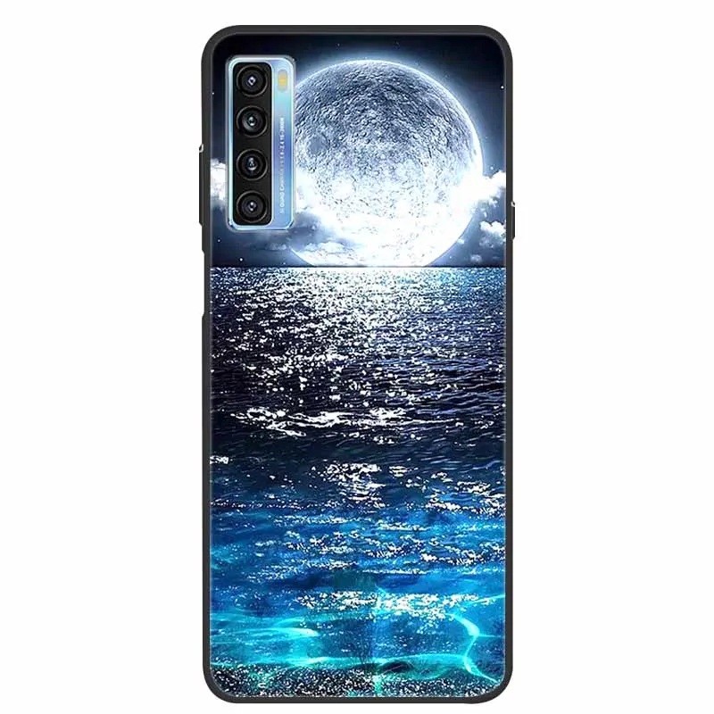 Cute Painted Soft Silicone Back Cover with TPU Bumper – Stylish Phone Case