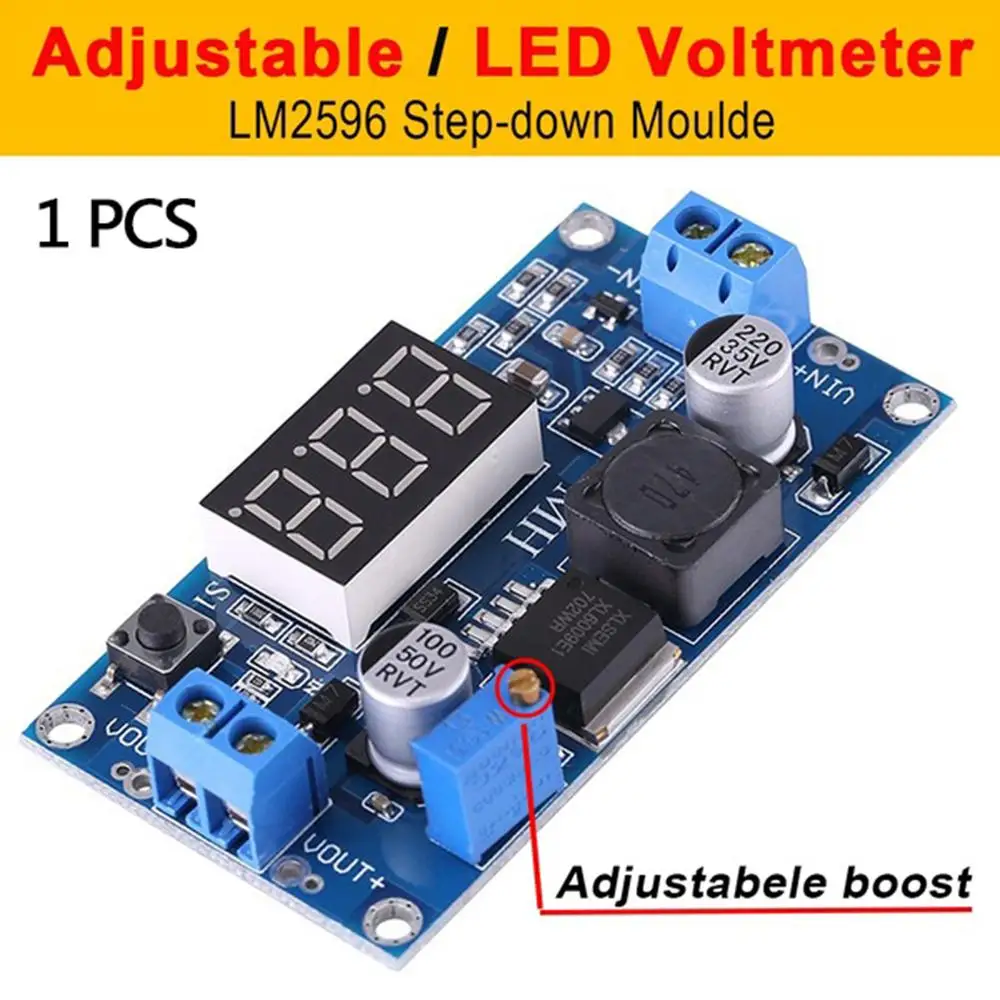 2022 Step-Down Lm2596 Dc Power Module Led Display Alimentatore Regolabile Step-Down Convertitore 4.0 ~ 40 V Regolatore Di Tensione