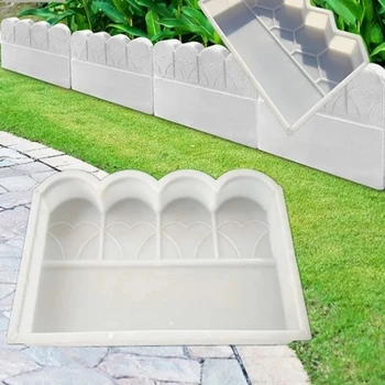 DIY Garden Fence Concrete Mold 1