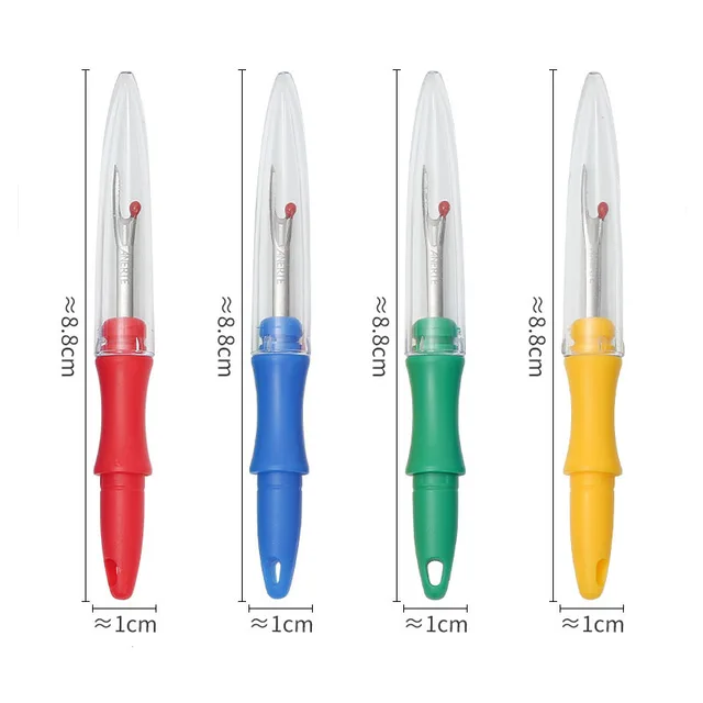 1Pcs Sewing Seam Ripper Colorful Plastic Handle Stitch Thread Unpicker Seam Ripper Craft Thread Cutter Scissor for Sewing Tools 6