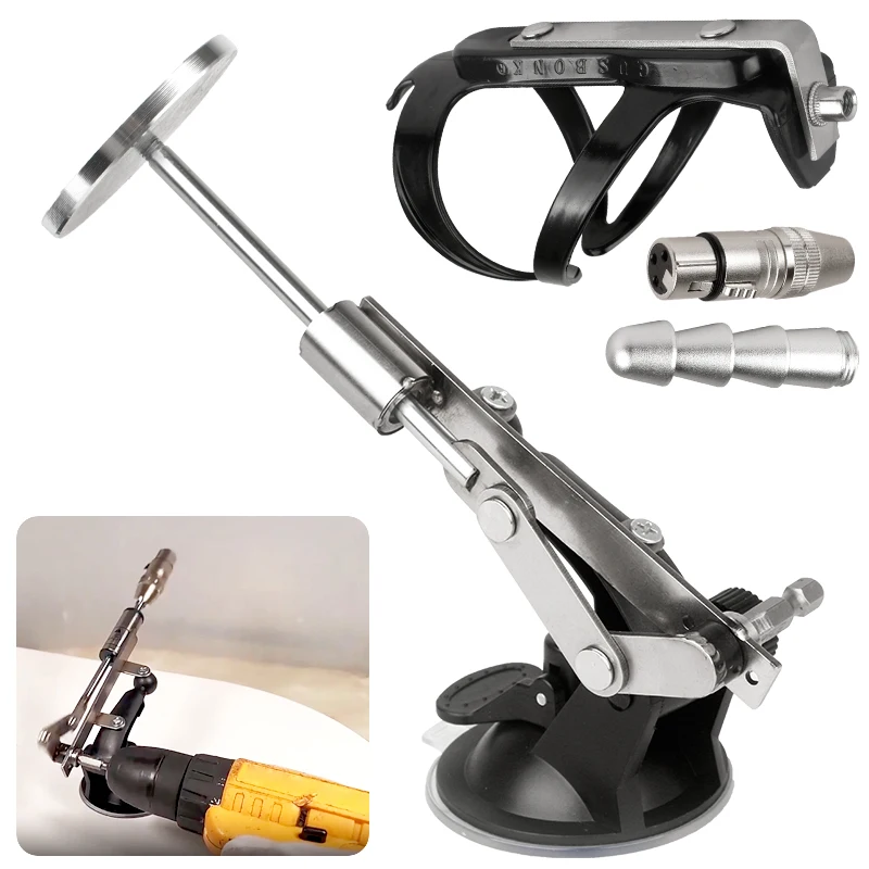 Mini Telescopic Sex Machines Electric Drill Driven Telescopic Masturbation for Men and Women Sex Toys 45mm Stroke 3XLR Connector