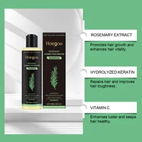 Shampoing à la menthe au romarin pour l'épaisseur des cheveux, shampoing volumisant à base de plantes naturelles pour renforcer et réparer le cuir chevelu gras, soins capillaires 2
