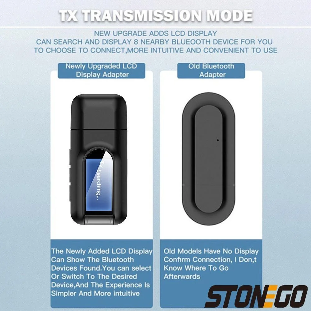 블루투스 50 어댑터 USB 블루투스 수신기 송신기 자동차 PC TV HD 오디오 무선 오디오 어댑터