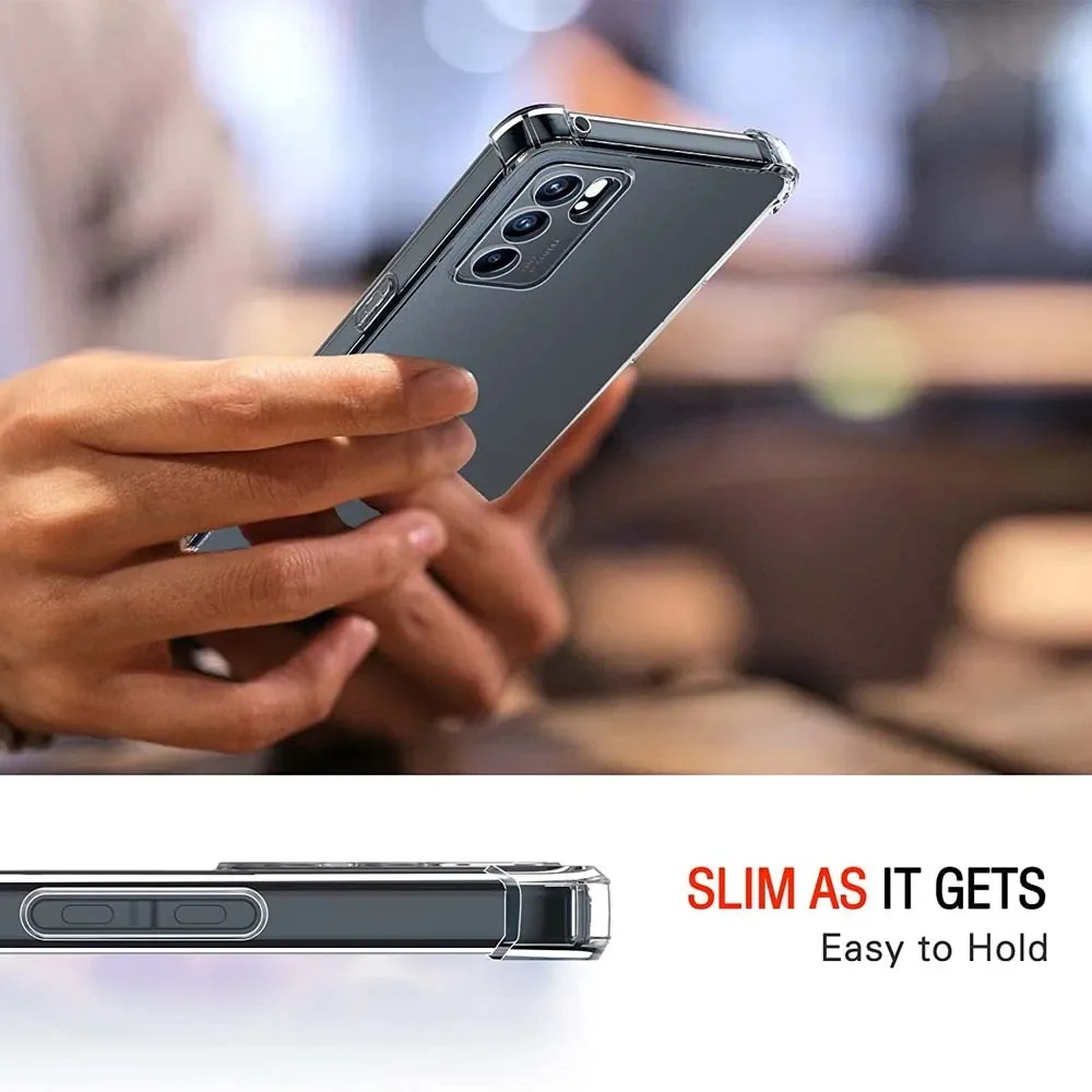 Shockproof Clear Case - Crystal Soft TPU Transparent Dustproof Cover