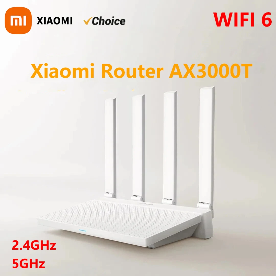 Original Xiaomi Router AX3000T IPTV Mesh Networking Gigabit Ethernet Ports Gaming Accelerator Repeater Modem Signal Amplifier-CN