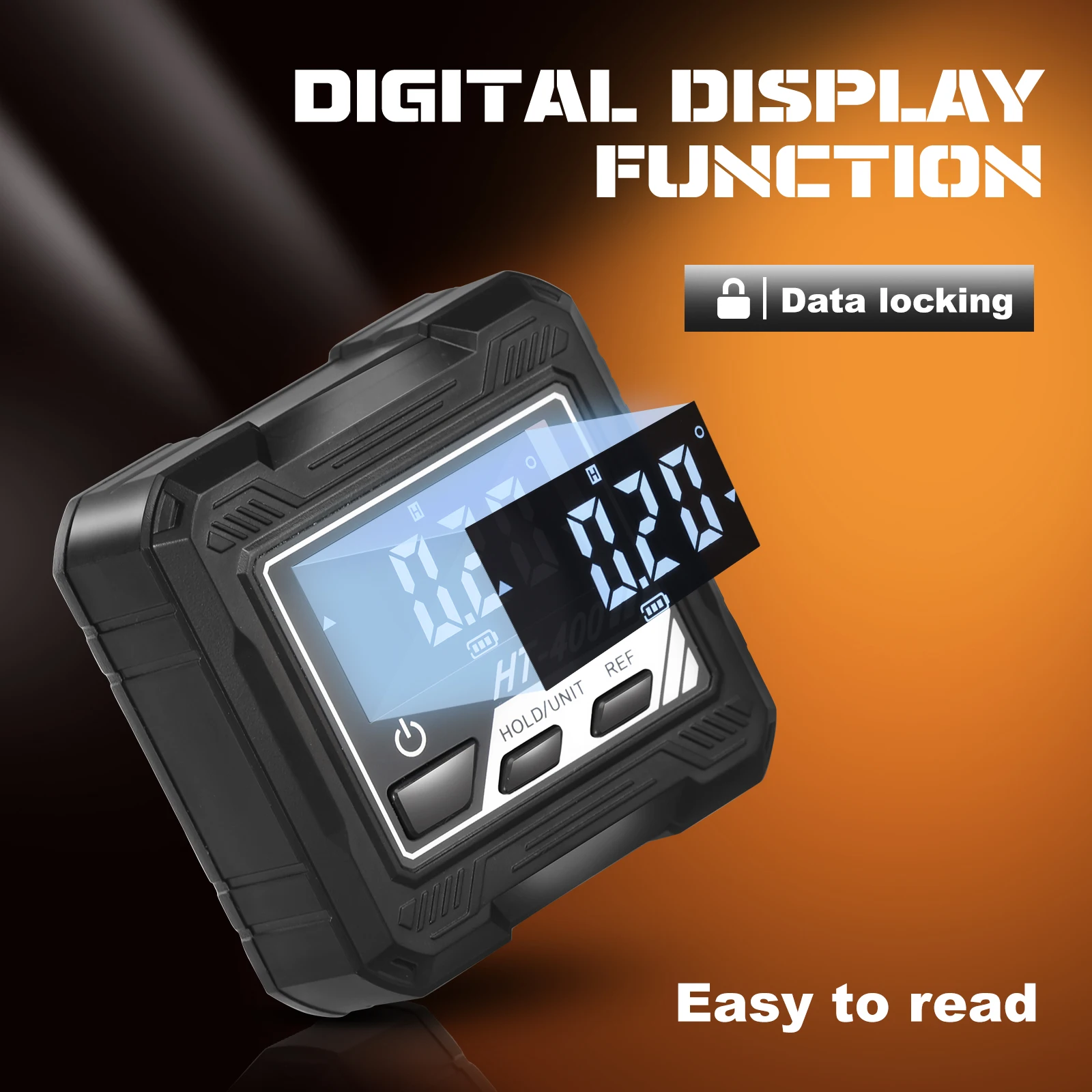 Digital Angle Finder Electronic Angle Ruler Backlight Protractor Inclinometer Digital Protractor Measuring Gauge for Woodworking