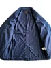 Amekaji Wear Clothes Men Blue Dyed Suit Cotton Casual Solid Color Long Sleeve Jacket 4
