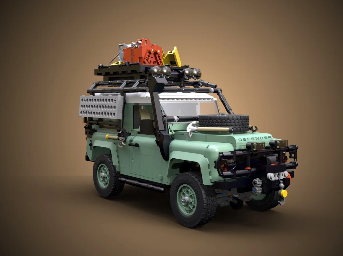 

Совместим с 10317 высокотехнологичной автомобильной серии Supercar Lands Rover, обезжаренный 90 внедорожный автомобиль, две модели, строительные блоки, игрушки