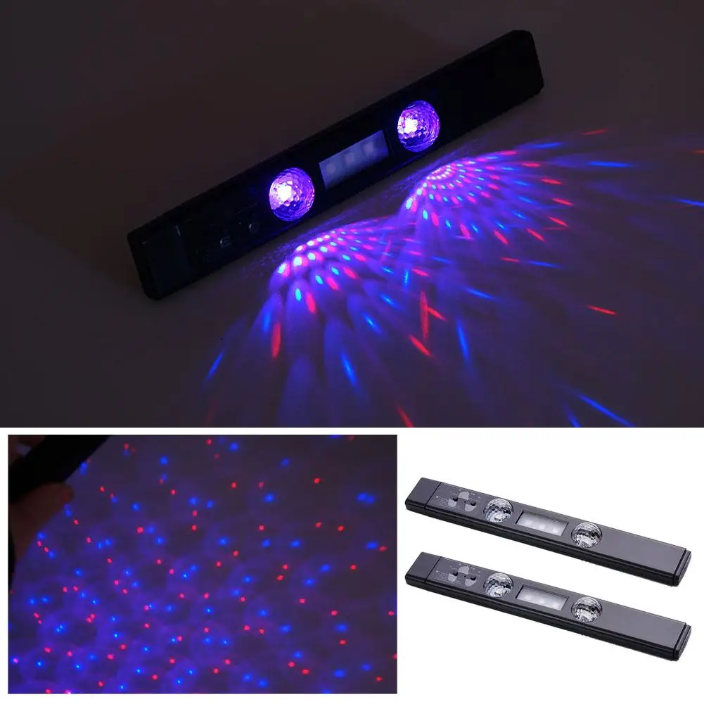 LED 자동차 분위기 조명 무선 제어 RGB 지붕 인테리어 파티 장식 스타 충전 LED USB 자동차 조명, 자동 Amb Z5O8