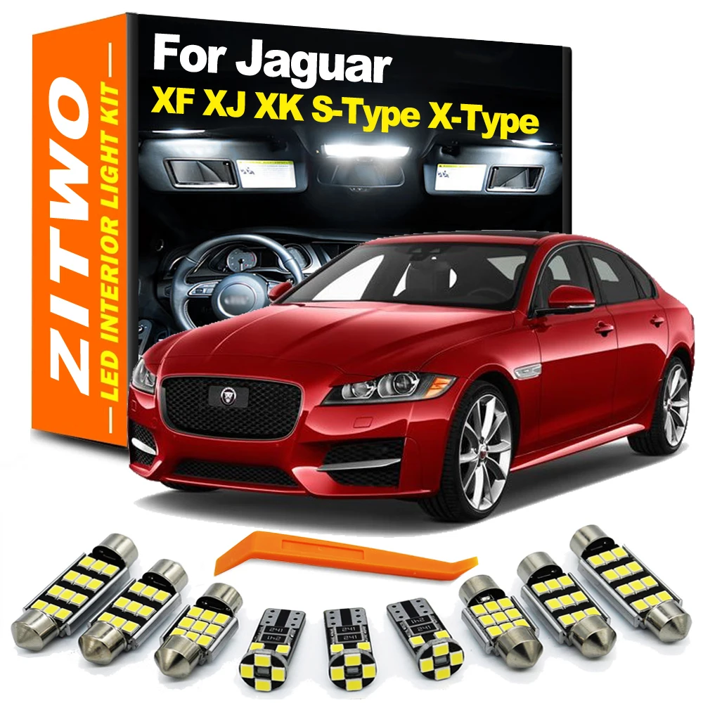 Zitwo Led Interior Light Kit For Jaguar Xf Xfr Xj Xj6 Xj8 Xj12 Xjr Xjl
